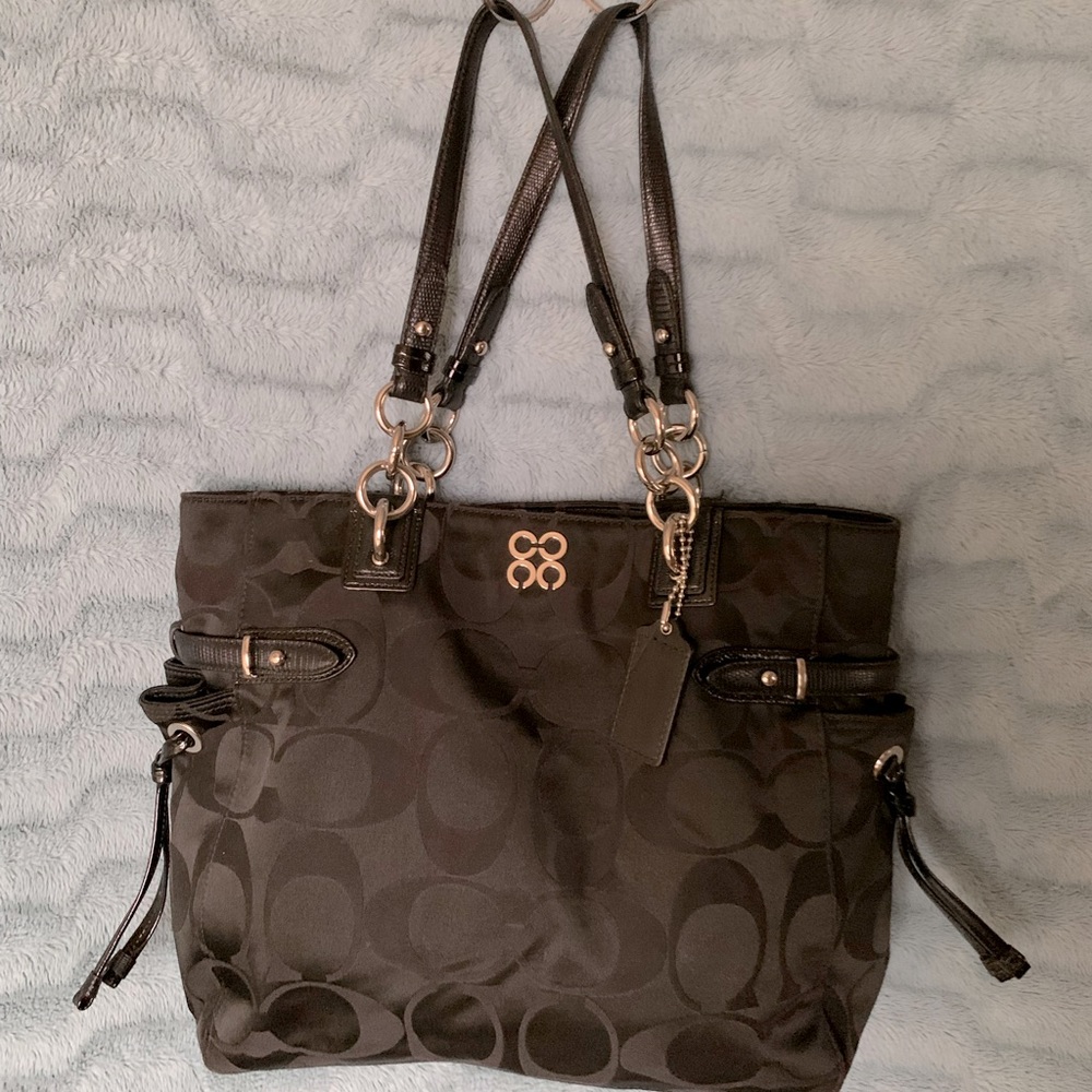 Coach Colette Signature Sateen Tote